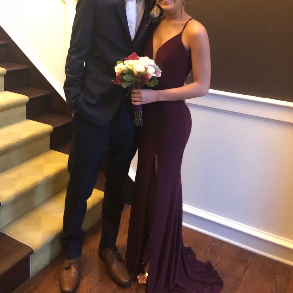 Faviana form fitting formal dress